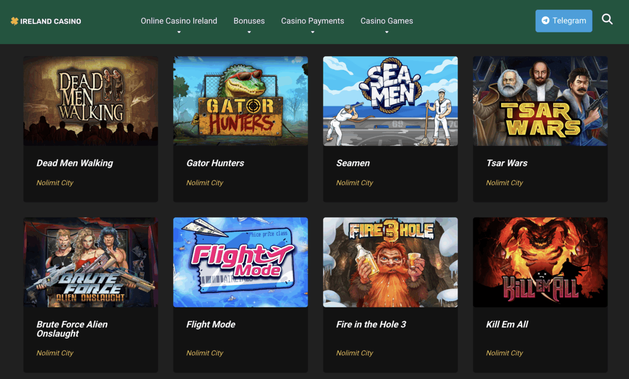 Free Slots for Irish Players. Top Demo Slots in Ireland
