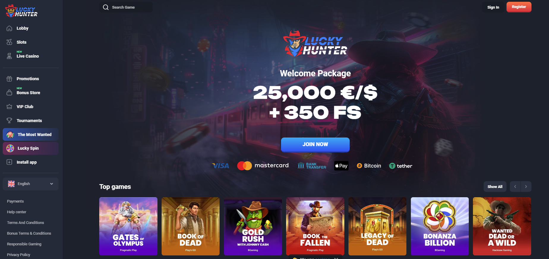 Lucky Hunter Casino