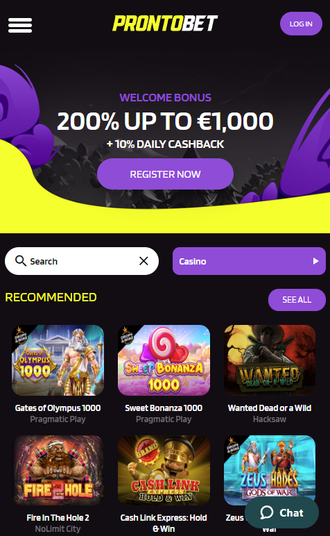 Prontobet casino
