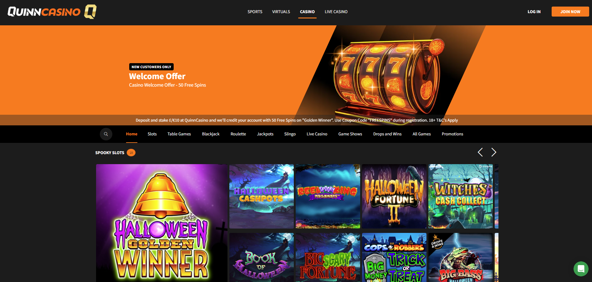 Quinnbet casino Ireland