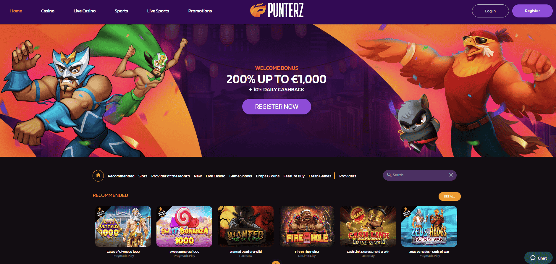 punterz casino ireland